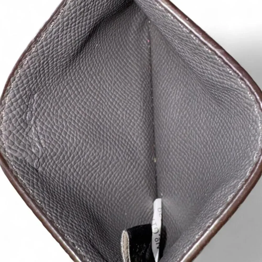 Y2K AUTHENTIC COACH METALLIC CARD HOLDER